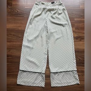 Black and White Polka Dot Trousers from TopShop, US size 2 (XS)